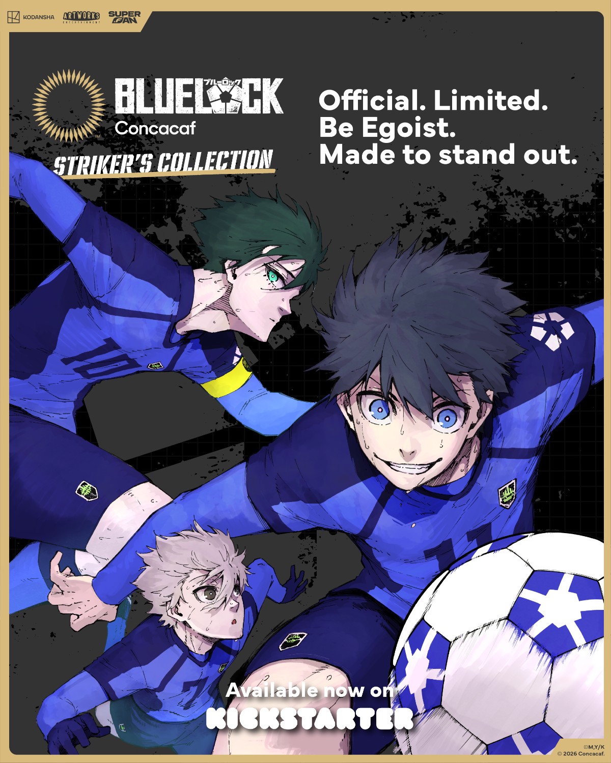 BLUE LOCK × Concacaf: Striker's Collection